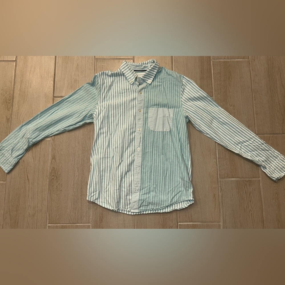 Striped Blue Men's Shirt